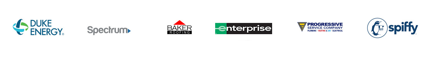 Banner with partner brands